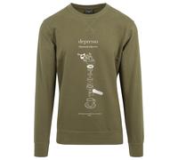 Mistertee Cuello Redondo Longseele Jersey Depresso Manga Larga Hombre Algodón