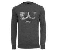 Mistertee Cuello Redondo Manga Larga Jersey Pray Hombre Algodón Orar