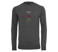 Mistertee Cuello Redondo Manga Larga Perdido Youth Rosa Hombre Mano de Esqueleto