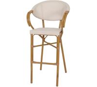 MISTERWILS Taburete Alto - Beige - 113x57x57