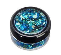 Mística Brillantina consistente por Moon Glitter - 100% Brillo Cosmético para la Cara, Cuerpo, Uñas, Cabello y Labios - 3g - Atlántida