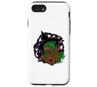 Mística Bruja Verde Oculto Gothcore Pagano Magia Celestial Carcasa para iPhone SE (2020) / 7 / 8