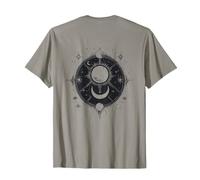 Mística Luna, Astrología Tshirt Motivo, Espacio Sol Tierra Camiseta