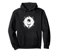 Mística Luna, Astrología Tshirt Motivo, Espacio Sol Tierra Sudadera con Capucha