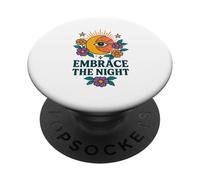 Mística Luna y Flores Boho Look con Ojo Que Todo lo ve PopSockets PopGrip Adhesivo