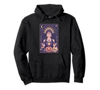 Mística Meditación Halloween Bruja Arte Sudadera con Capucha