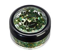 Mística Purpurina Gruesa Biodegradable Eco de Moon Glitter - Purpurina 100% Cosmética Bio para Cara, Cuerpo, Uñas, Pelo y Labios - 3g - Trébol