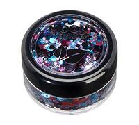 Mística Purpurina Gruesa Biodegradable Eco de Moon Glitter - Purpurina 100% Cosmética Bio para Cara, Cuerpo, Uñas, Pelo y Labios - 3g - Encantada
