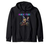 Místico Amphibian Mago Fantasía Caricatura Personaje Sudadera con Capucha