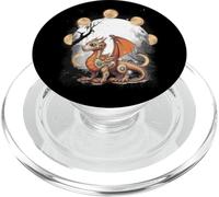 Místico bosque cuento de hadas figura dragón niños dragón PopSockets PopGrip para MagSafe