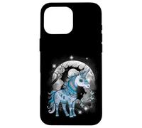 místico bosque naturaleza unicornio caballo mujer niña niño adolescente Carcasa para iPhone 16 Pro Max
