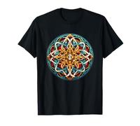 Místico Celta Mandala Nudo Geometría Sagrada Círculo Camiseta