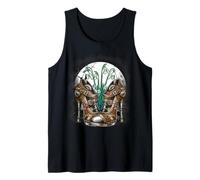 Místico Primavera Naturaleza Campanilla Flores Flor Insecto Camiseta sin Mangas