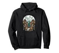 Místico Primavera Naturaleza Campanilla Flores Flor Insecto Sudadera con Capucha