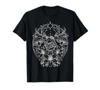 Místico Ratón de Biblioteca Rana botánica Witchy Cottagecore Camiseta