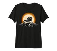 Místico Retro Majestuoso Caballo Espíritu Animal Luna Llena Natural Camiseta Premium
