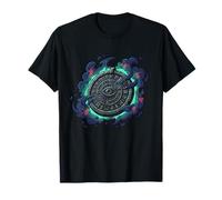 Místico, runas, Ojo Que Todo lo ve, círculo Portal Camiseta