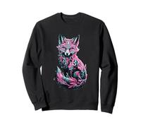Místico Vibrante Fox Arte Fantasía Sudadera