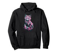 Místico Vibrante Fox Arte Fantasía Sudadera con Capucha