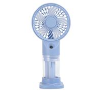 Misting Fan, Plegable Personal Fan, Mist Spray Chiller, 3 Speed Adjustable, Portable Air Cooler, Ideal para viajes al aire libre, camping, gimnasio, playa, pícnic, Summer, 6,38 x 1,73 x 3,07 pulgadas