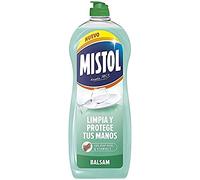 Mistol - Detergente Lavavajillas Líquido a Mano con Aloe Vera y Vitamina E: Cuidado Extra para tus Manos y Potente Contra Manchas Difíciles, 650 ml