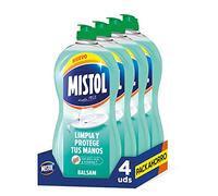 Mistol Mistor Balsam, Gel Concentrado, Lavavajillas Mano con Aloe Vera, 950 Mililitros, 4 Unidades, 3800 Mililitros