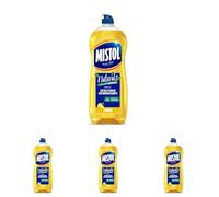 MISTOL - Naturals Limón | Lavavajillas a Mano con Extra Poder Desengrasante | Fórmula Natural y Eficaz para un Brillo Impecable | 650 ml (Paquete de 4)