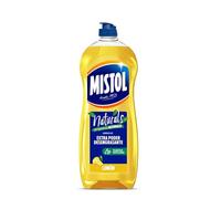 MISTOL - Naturals Limón | Lavavajillas a Mano con Extra Poder Desengrasante | Fórmula Natural y Eficaz para un Brillo Impecable | 650 ml