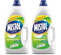 Mistol - Ultra Plus Profesional | Gel Concentrado para Lavar a Mano | Máximo Poder Anti-Grasa | Formato XXL | 4L (Paquete de 2)