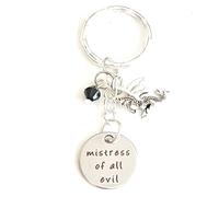 Mistress of all Evil Maleficent Inspired Sleeping Beauty Llavero de regalo para la hermosa decoración de Halloween de Villain