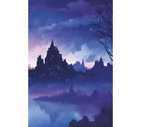 Mistveil Castle: A 6 x 9 Lined Hardcover Journal with a Smoky Lake and Starry Sky Fantasy Cover - 250 College Ruled Pages for Journaling, Writing & Dreamers (Midnight Skies Collection)