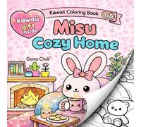 MISU COZY HOME: LIBRO de COLOREAR para NIÑOS. Momentos divertidos en casa para relajarse.