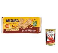 Misura Crackers ai Cereali Multigrain - Galletas de cereales (12 unidades, espelta, trigo sarraceno y quinua, 350 g, 400 g)