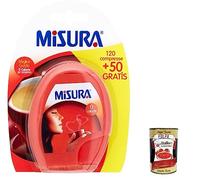 Misura Edulcorante - Juego de 6 dulcores de mesa, sustituto del azúcar 170 pastillas de 14,45 g + Polpa italiana gourmet 400 g