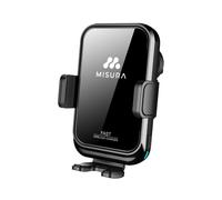 MISURA MA04 - Soporte para teléfono de coche con carga inalámbrica QC3.0 BLACK