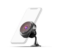 MISURA Mobile phone holder MA05 with vacuum suction cup and wireless charging QC3.0 -BLACK