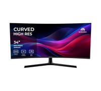 MISURA | Monitor Gaming 34 Pulgadas Curvo | 165 Hz | Pantalla Ultrawide Curva QHD, 21:9 | 1ms | HDR | 4000:1 | Pip & PBP | Luz de respiración RGB | VESA - EG34RWA