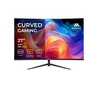 MISURA Monitor Gaming Curvo 27 Pulgadas QHD 1440p (2560×1440), 165Hz, FreeSync, Panel VA, Bajo Retardo, Flicker-Free, Luz Azul Reducida, HDMI y DisplayPort - MM27DQIO1B