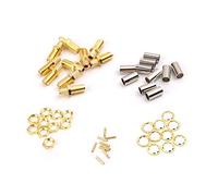 MISUVRSE 10 conectores SMA hembra de tuerca de rosca RF para RG58, RG142, LMR195, RG400, 10 unidades