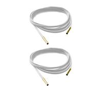 MISUVRSE 2 collares simples de cuerda larga anudada con lazo, gargantilla ajustable, cadena de clavícula, joyería urbana