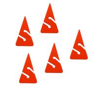 MISUVRSE 5 rotuladores de seguridad para cables de seguridad, manual de instrucciones en forma de triángulo, indicadores, flechas de buceo, guía de guiado, indicador de forma triangular, guía