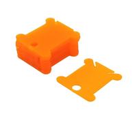 MISUVRSE 50 bobinas de hilo de bordado, bobinas de hilo de bordado, bobinadoras de 3,5 x 3,8 cm para coser o almacenar bordado, bobinadora de cartón
