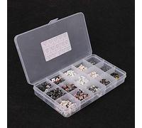 MISUVRSE 750 PCs 15 Value Pulsador momentáneo Surtido de IA Pulsador Encendido Impermeable Momento LED Palanca de Control Palanca Start Stop Táctil Dimmer Sensor Detector