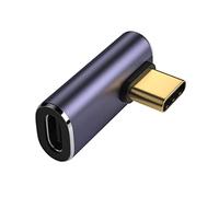 MISUVRSE Adaptador compacto tipo C hembra a macho, convertidor de transferencia de datos de 40 Gbps, conector tipo C, adaptador tipo C