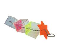 MISUVRSE Birds Dispensador de agua para jaula canaria Finch Periquito Bebedor Set Copa Acrílico Pájaro Suministro de Agua Gancho para Exterior Pajarera