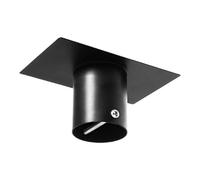 MISUVRSE Cadena de lluvia de metal de alta calidad con perno de suspensión integrado para una fijación segura y reforzado con agua vertical para exteriores