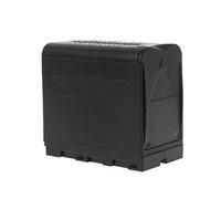 MISUVRSE Caja de almacenamiento portátil para batería, fuente de alimentación USB, caja de batería para BB-6, 6 unidades de pilas AA, tira de luz LED