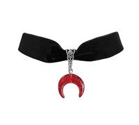 MISUVRSE Collar con dije de luna para mujer, tallado fino, multifuncional, mejora el atuendo casual y diario