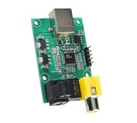 MISUVRSE Compatibilidad universal, placa convertidora USB a SPDIF, admite audio de alta resolución de hasta 32 bits, 384 kHz, auditoría DSD256