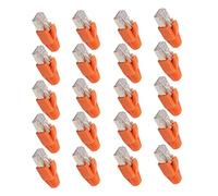 MISUVRSE Conector de módulo RJ45 Cat7 chapado en oro de 50 μ con blindaje de metal para una transmisión de datos segura y estable. Cable de alimentación Crimpado